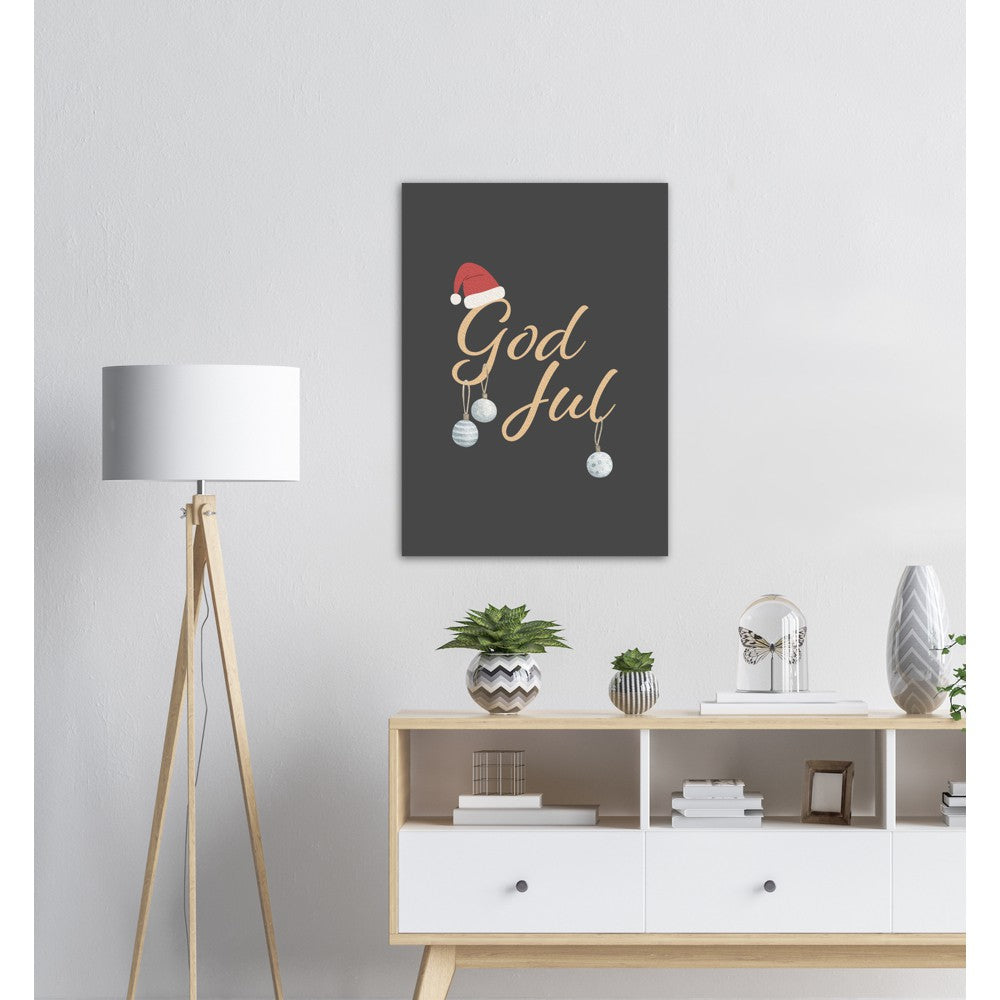 God Jul | Julepynt | Plakat | Poster | Juledekorasjon | Jul | dekor