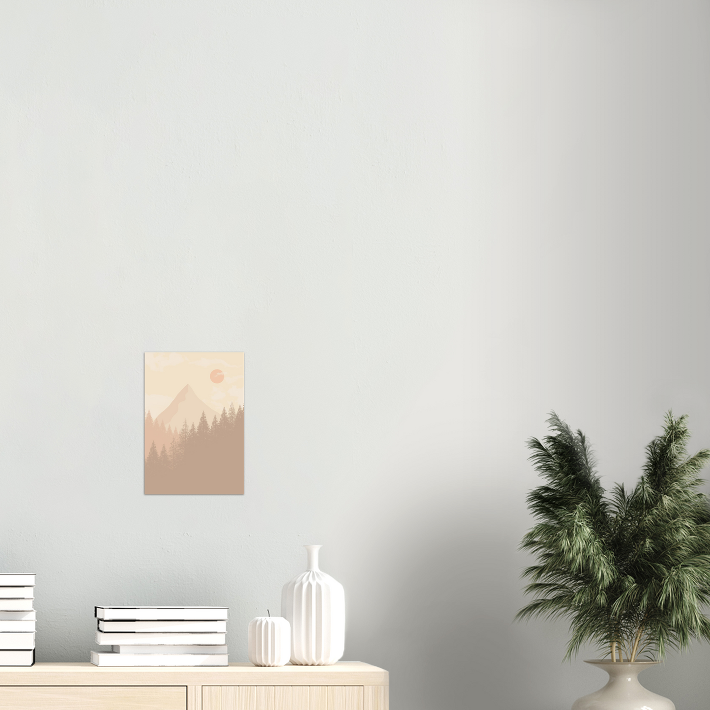 Beige Landskap nr.4 | Digital Kunst | Plakat | Poster | Veggkunst