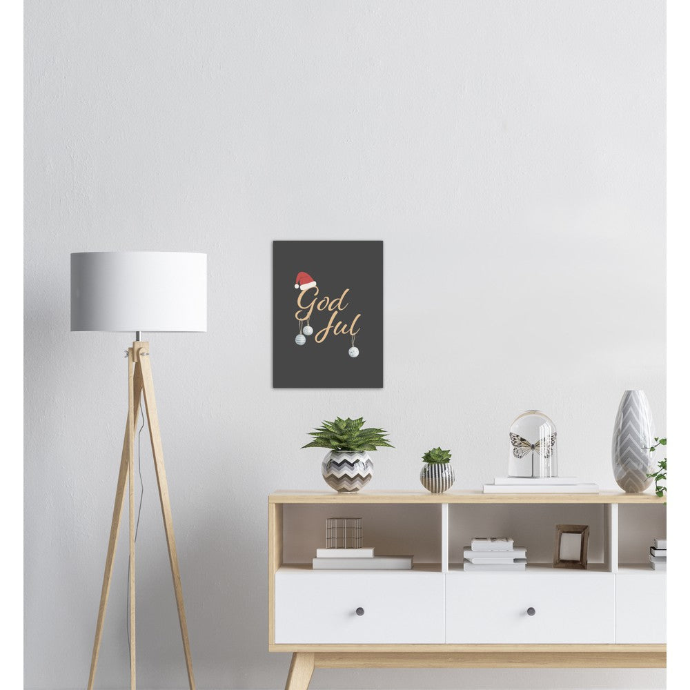 God Jul | Julepynt | Plakat | Poster | Juledekorasjon | Jul | dekor