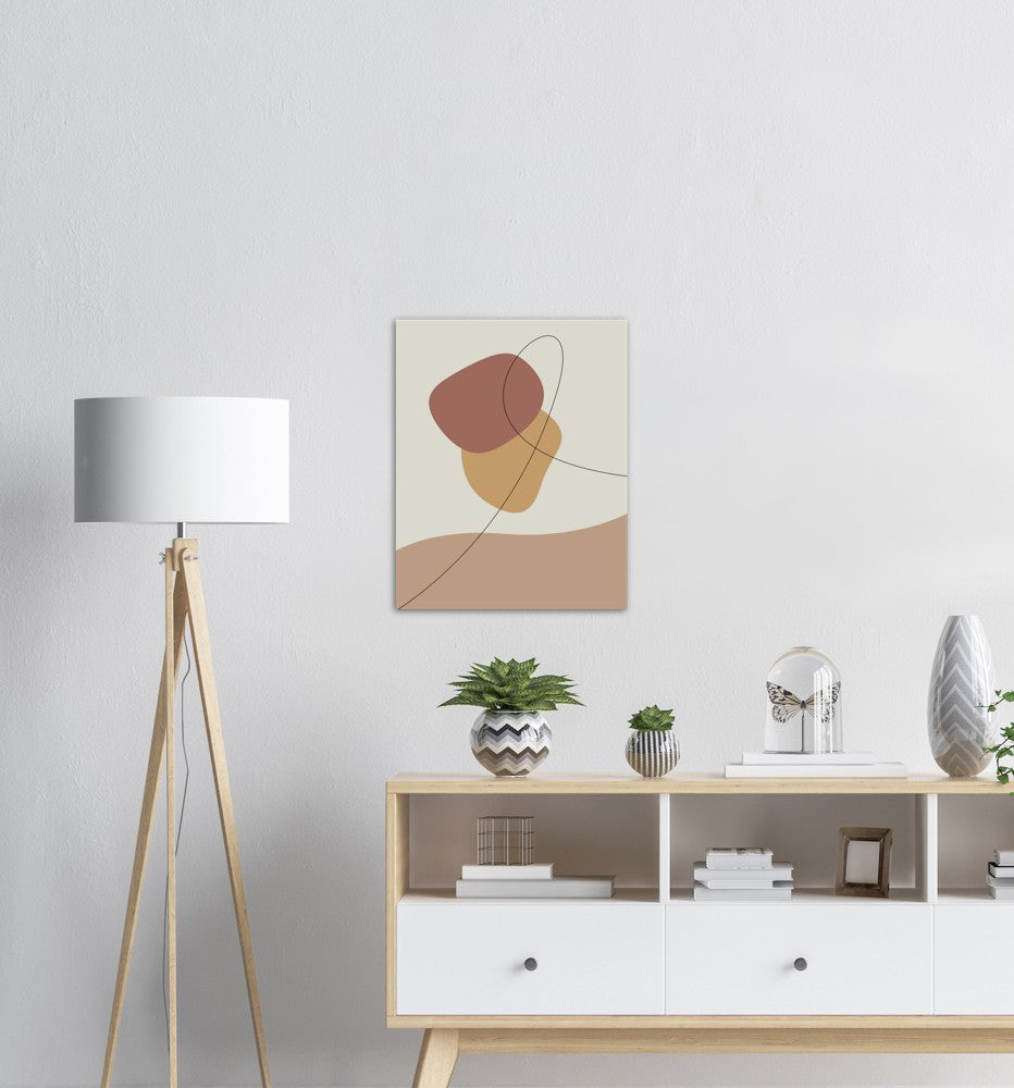 Trendy Lines No.1 | Abstrakt | Line Art | Trendfarger | Kunst | Poster | Plakat