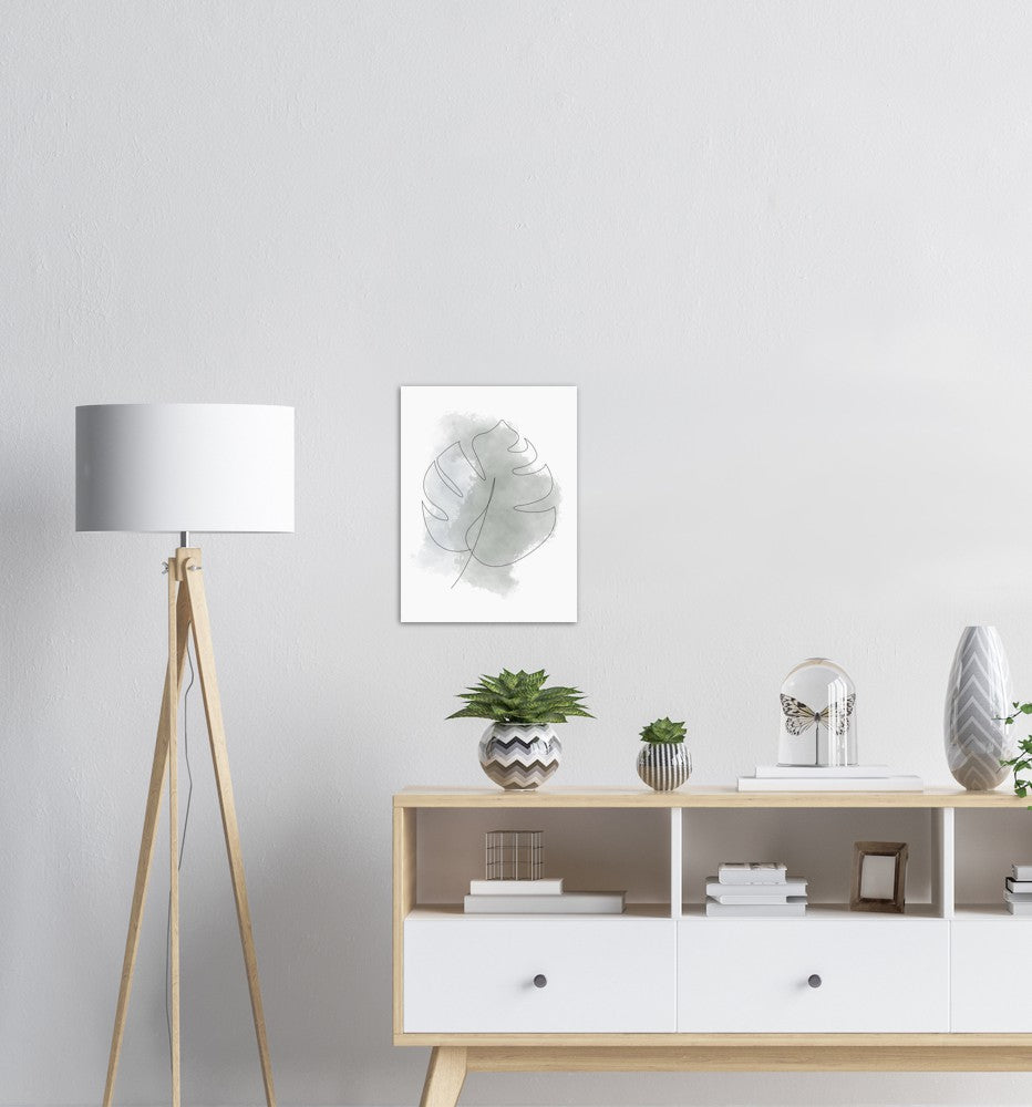Monstera Nr.8 | Line Art | Poster | Plakat | Abstrakt | Kunst