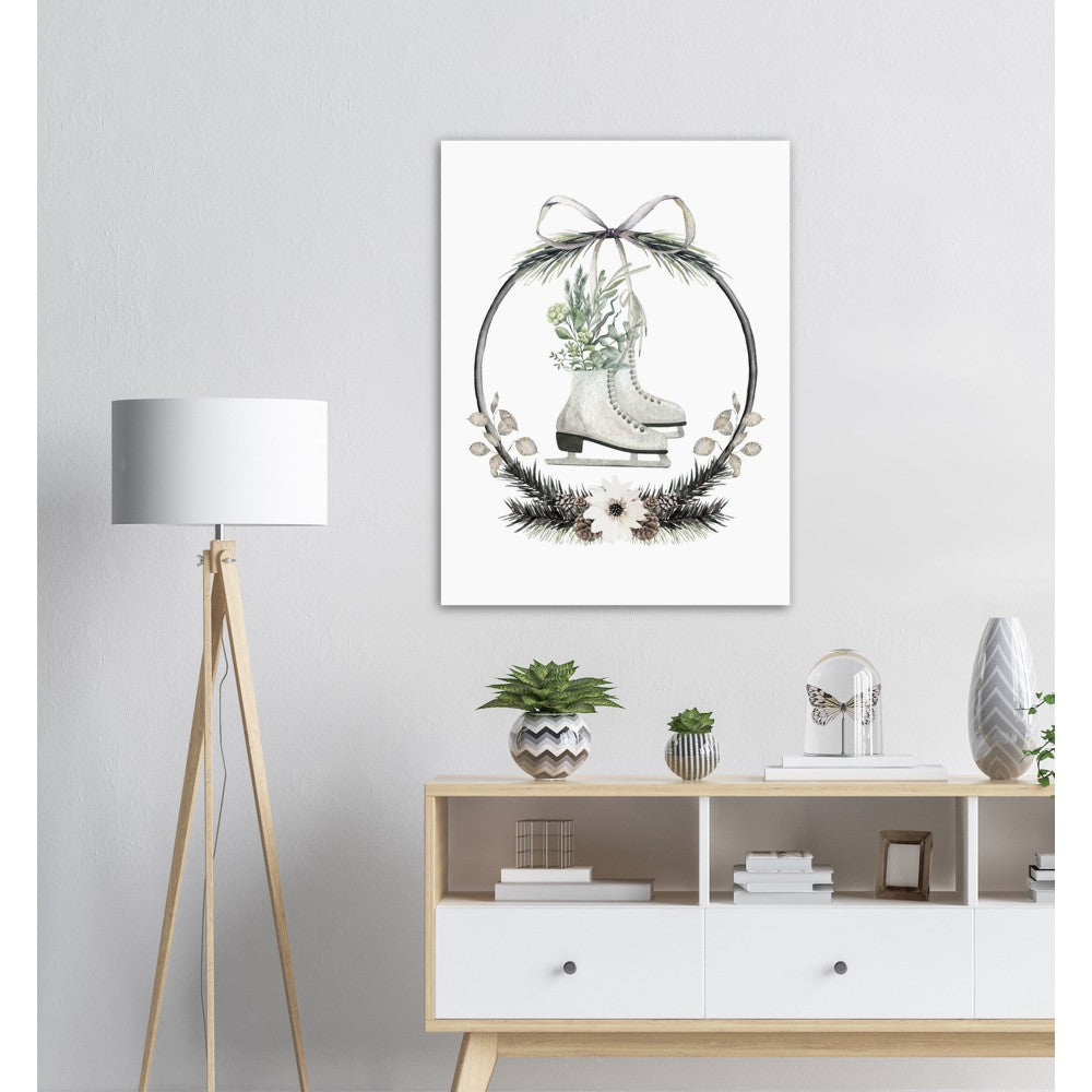 Skøytene | Julepynt | Plakat | Poster | Jul | Juledekorasjon
