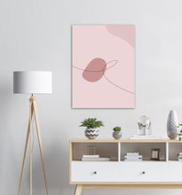 Last inn bildet i Galleri-visningsprogrammet, Pink Waves No.2 | Abstrakt | Line Art | Trendfarger | Kunst | Poster | Plakat
