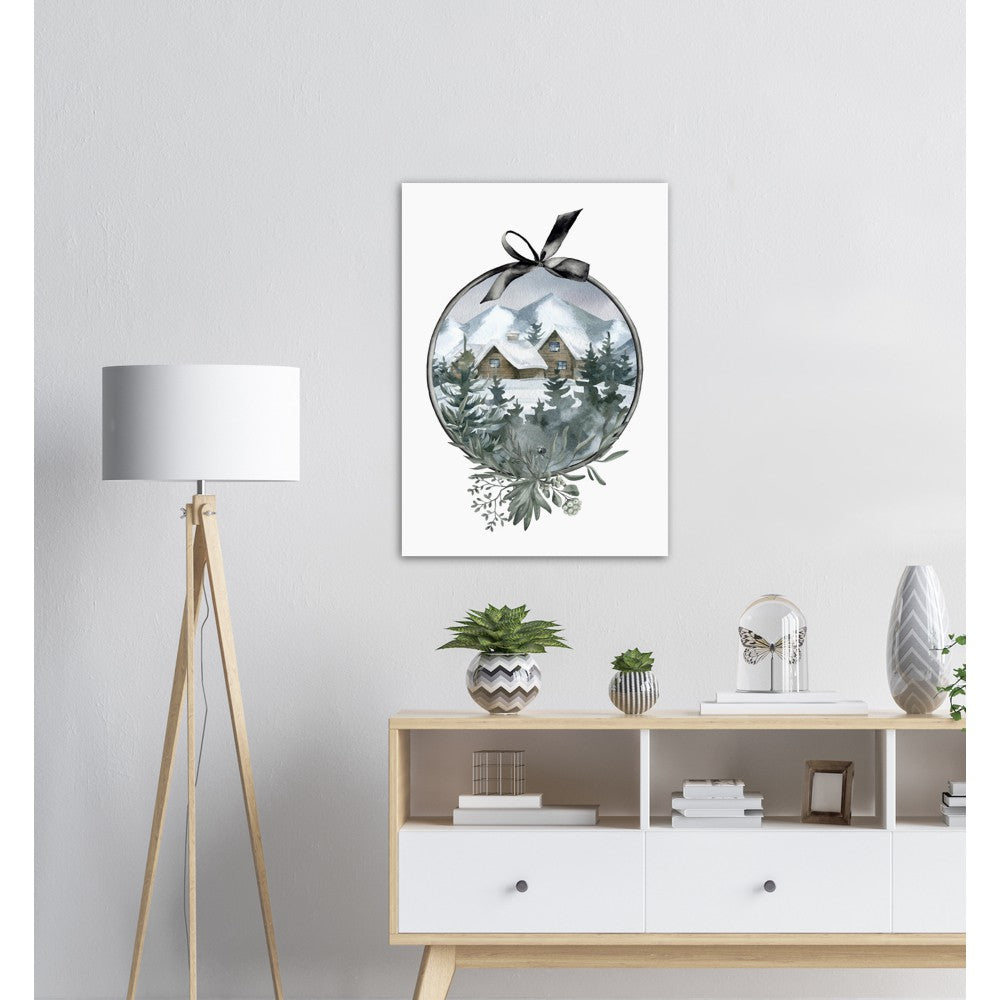 Vinterland No.1 | Julepynt | Plakat | Poster | Jule | Juledekorasjon