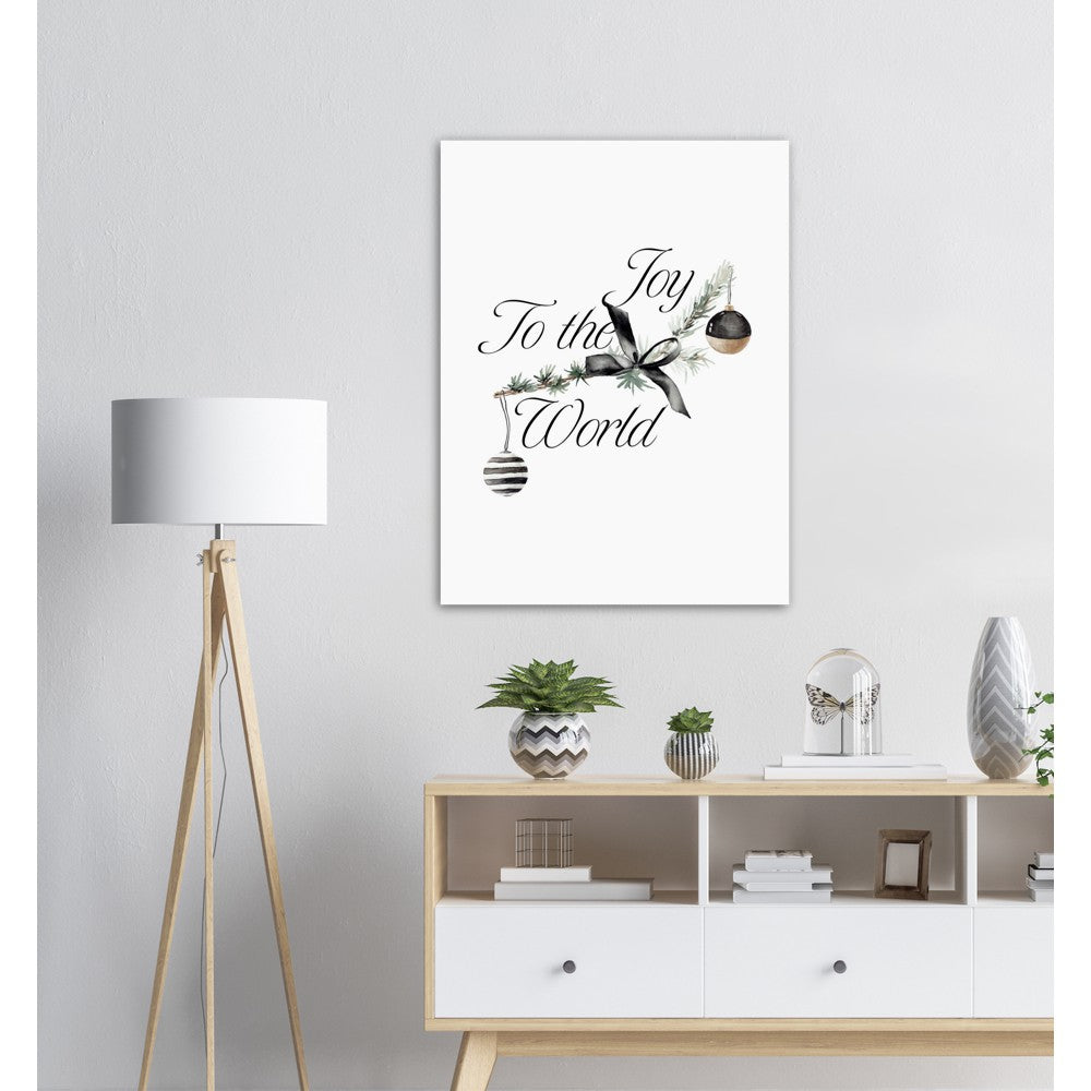 Joy to the world | Julepynt | Plakat | Poster | Jul | Juledekorasjon