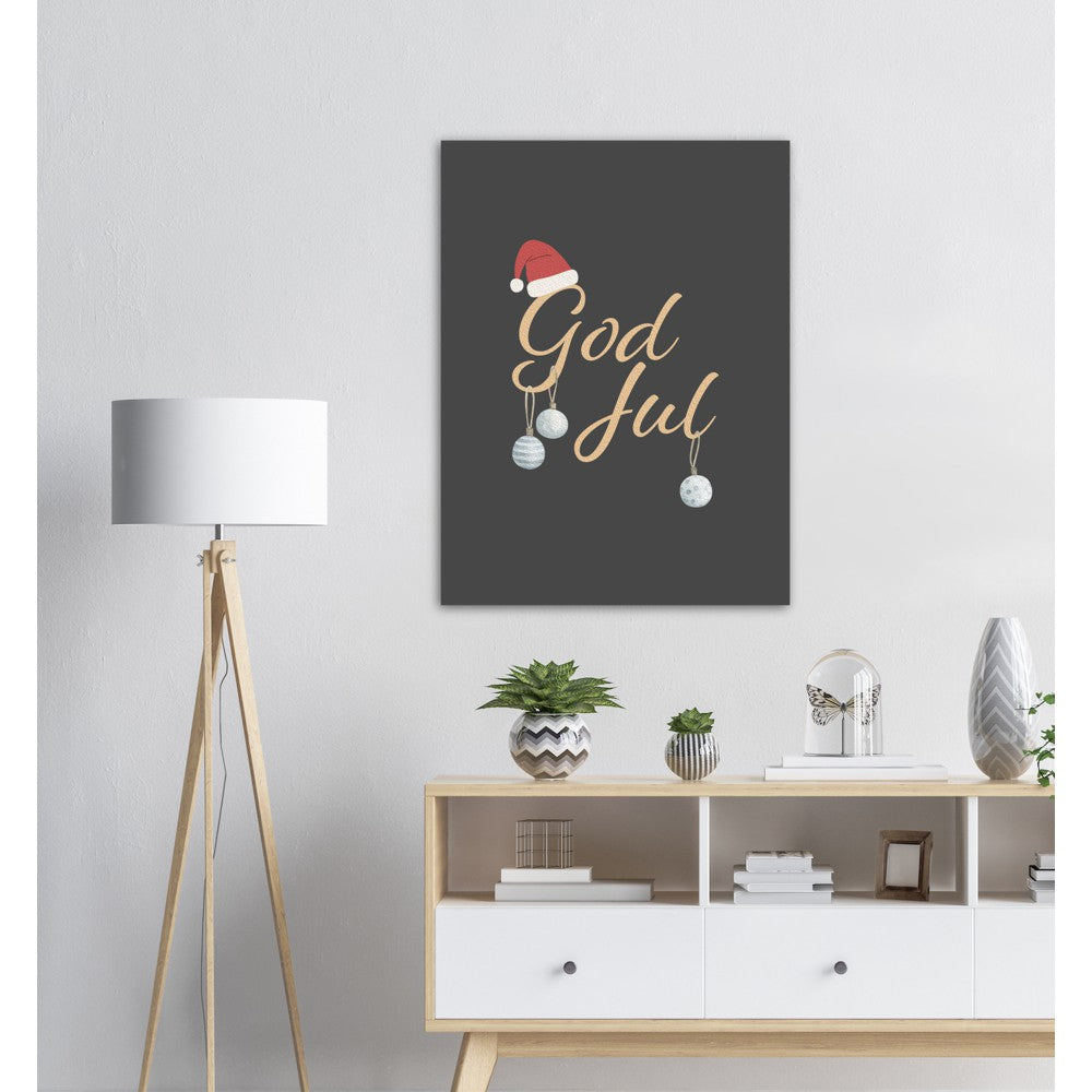 God Jul | Julepynt | Plakat | Poster | Juledekorasjon | Jul | dekor