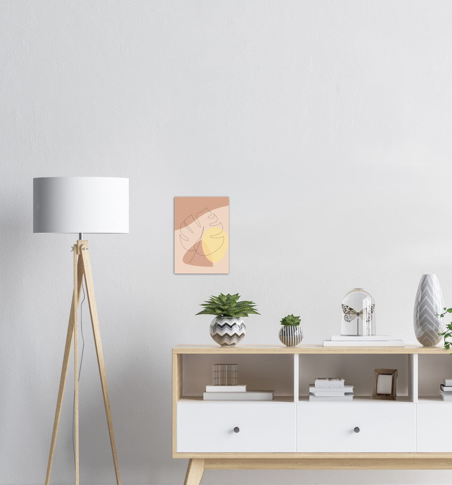 Monstera Nr.7 | Line Art | Poster | Plakat | Abstrakt | Kunst