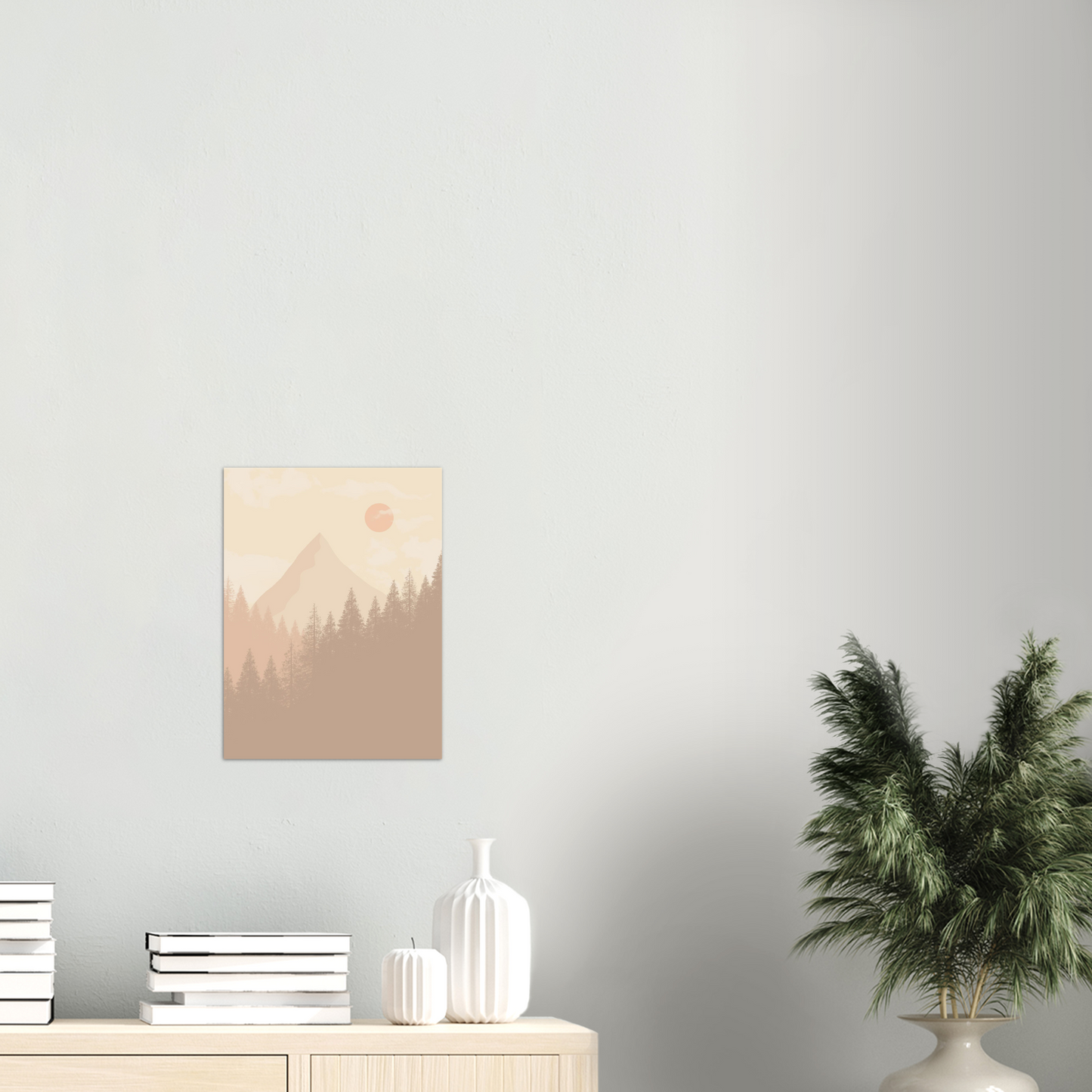 Beige Landskap nr.4 | Digital Kunst | Plakat | Poster | Veggkunst