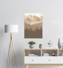 Last inn bildet i Galleri-visningsprogrammet, Beige Landskap nr.8 | Digital Kunst | Plakat | Poster | Veggkunst 
