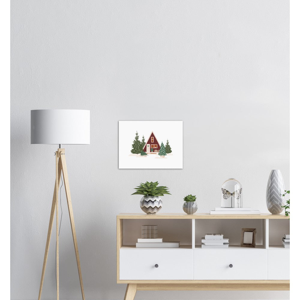 Julehus No.2 | Julepynt | Plakat | Poster | Jul | Juledekorasjon