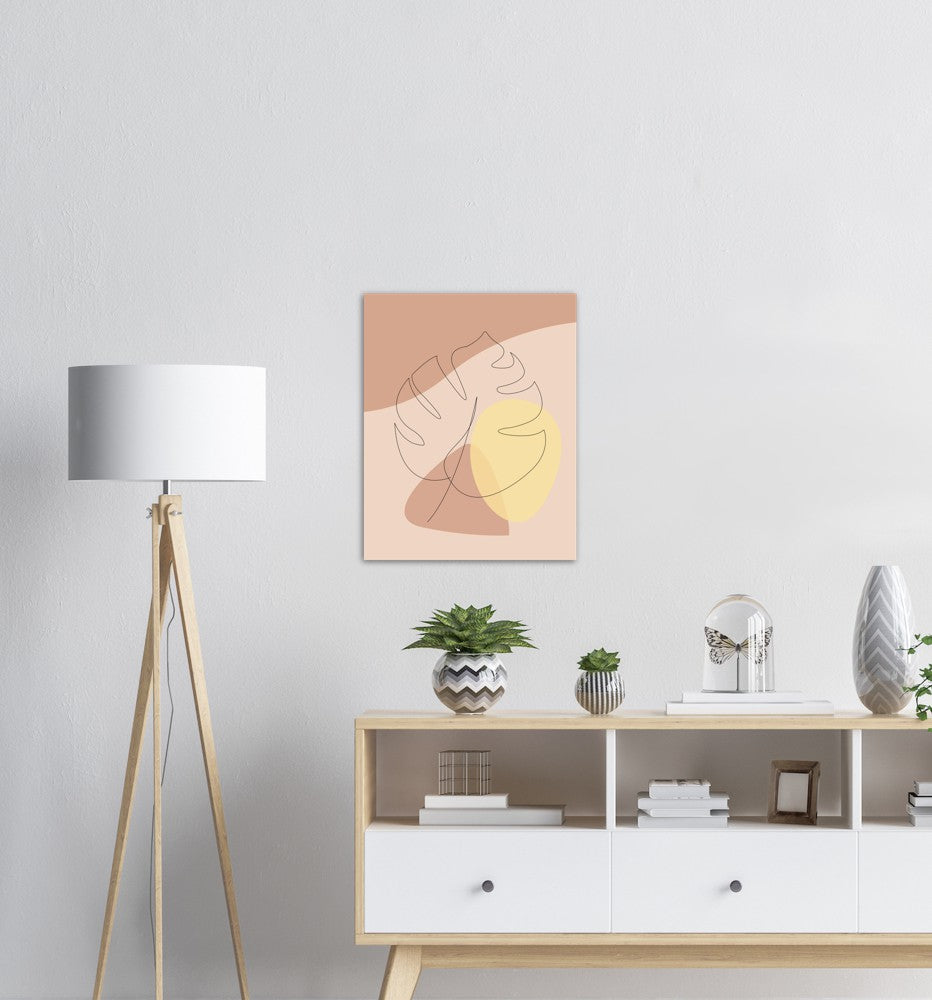 Monstera Nr.7 | Line Art | Poster | Plakat | Abstrakt | Kunst
