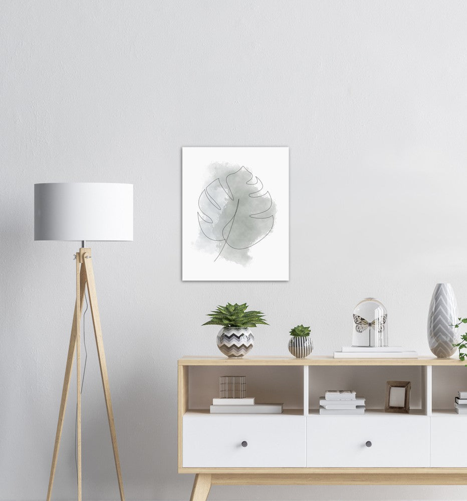 Monstera Nr.8 | Line Art | Poster | Plakat | Abstrakt | Kunst