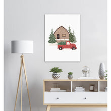 Last inn bildet i Galleri-visningsprogrammet, Hytten | Julepynt | Plakat | Poster | Jul | Juledekorasjon

