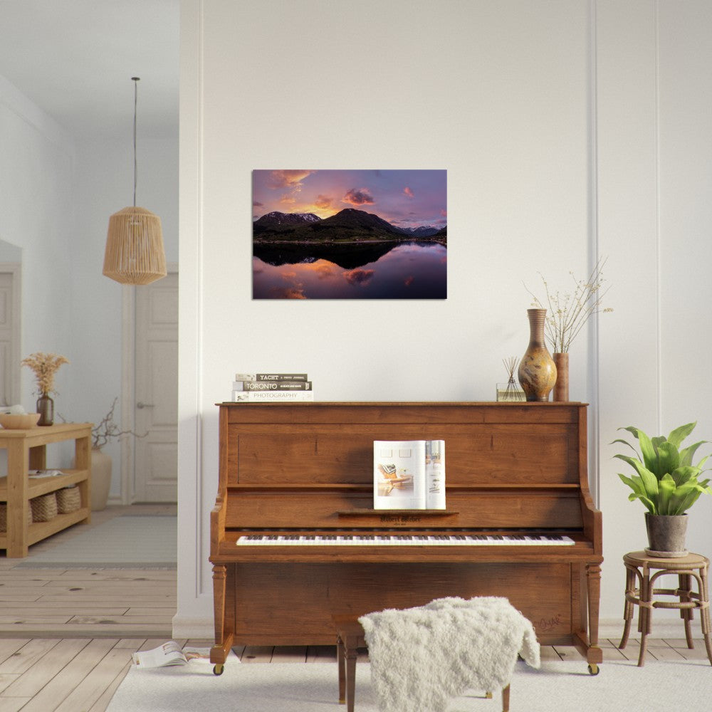 Skei i solnedgang | Fotokunst | Plakat