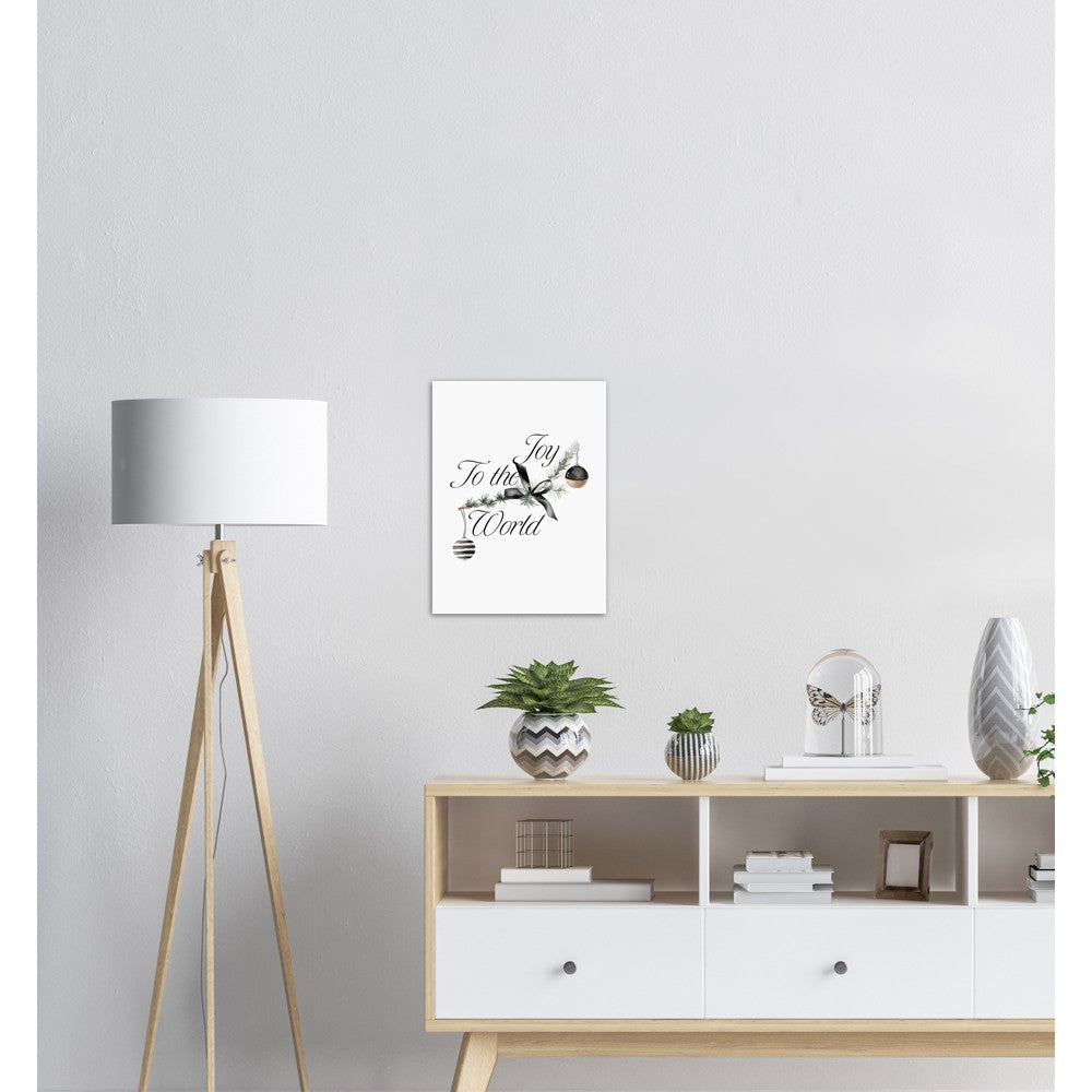 Joy to the world | Julepynt | Plakat | Poster | Jul | Juledekorasjon