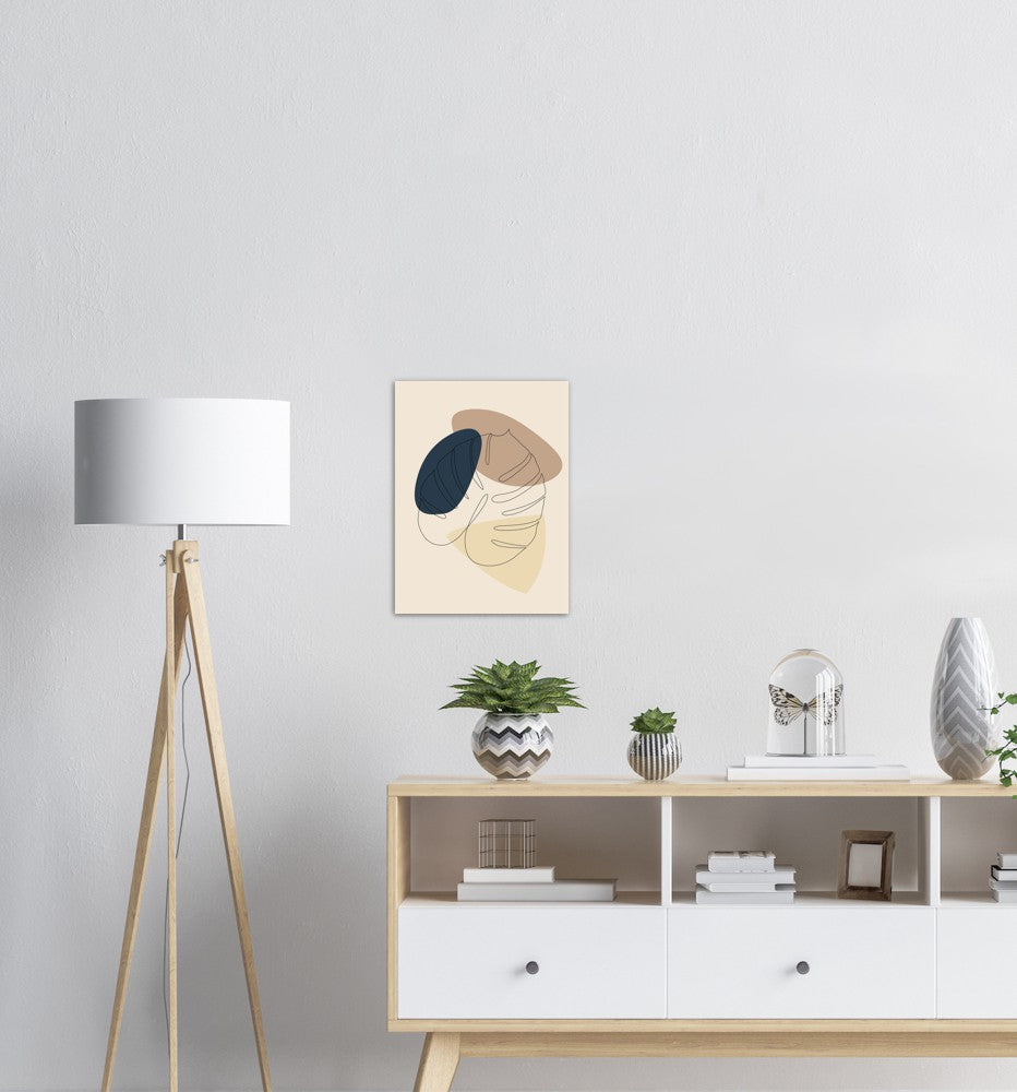 Monstera Nr.3 | Line Art | Poster | Plakat | Abstrakt | Kunst