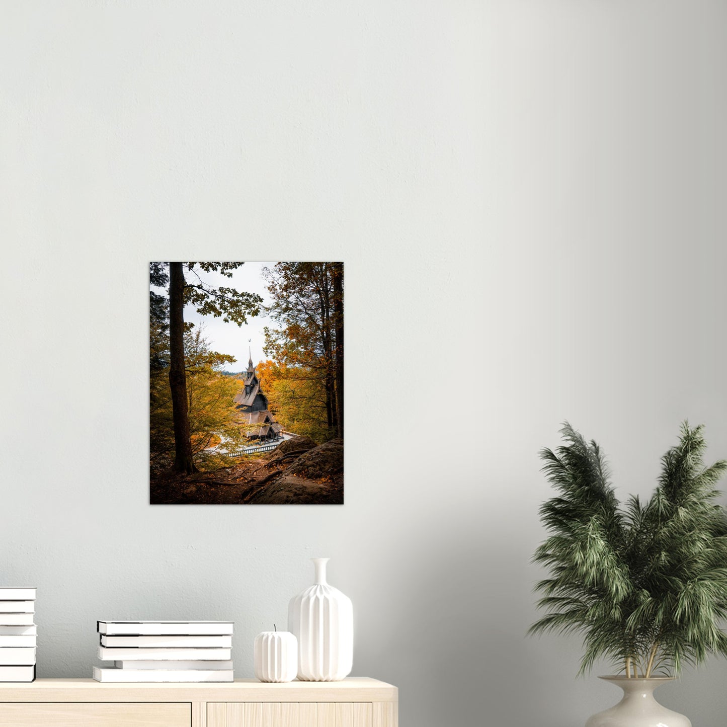 Fantoft Stavkirke | Fotokunst | Plakat | Poster | Veggkunst