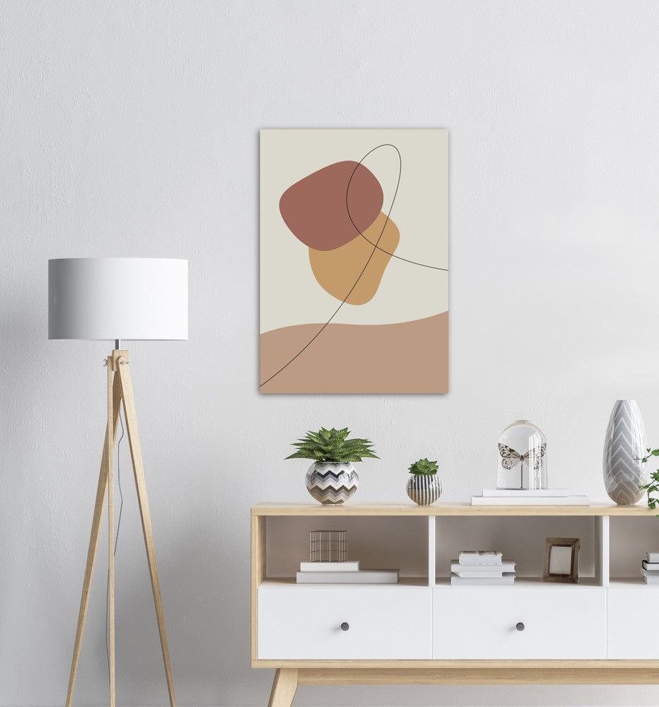 Trendy Lines No.1 | Abstrakt | Line Art | Trendfarger | Kunst | Poster | Plakat