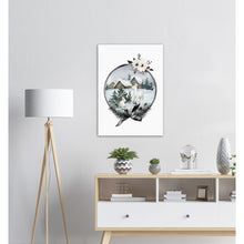 Last inn bildet i Galleri-visningsprogrammet, Vinterland No.4 | Julepynt | Plakat | Poster | Jul | Juledekorasjon
