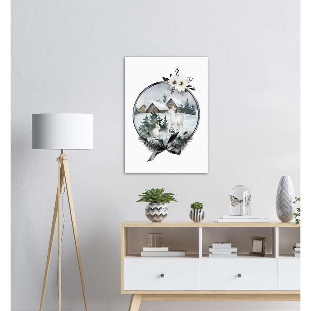 Vinterland No.4 | Julepynt | Plakat | Poster | Jul | Juledekorasjon