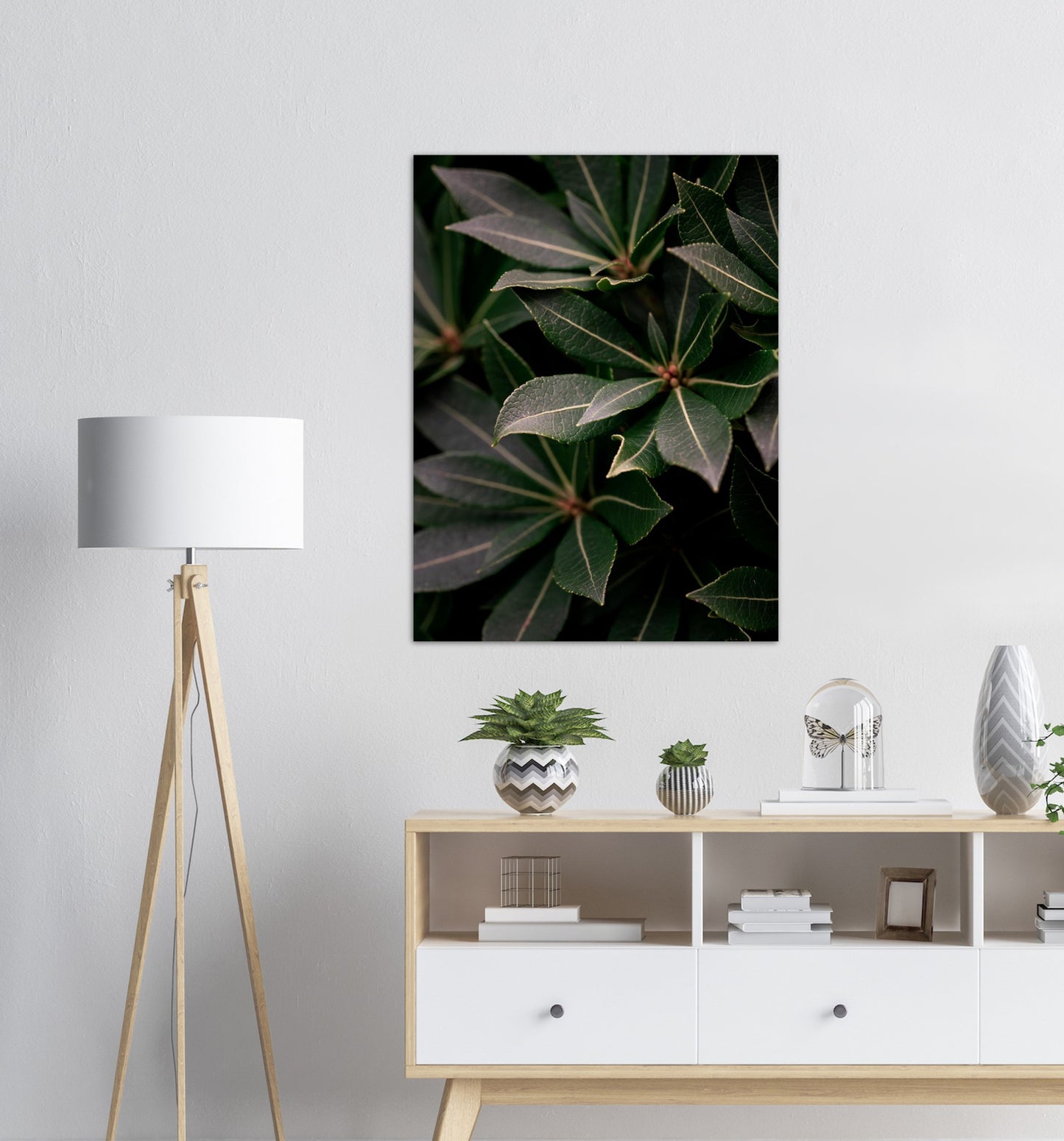 Blader nr.7 | Fotokunst | Plakat | Poster | Mørkegrønn | Veggkunst