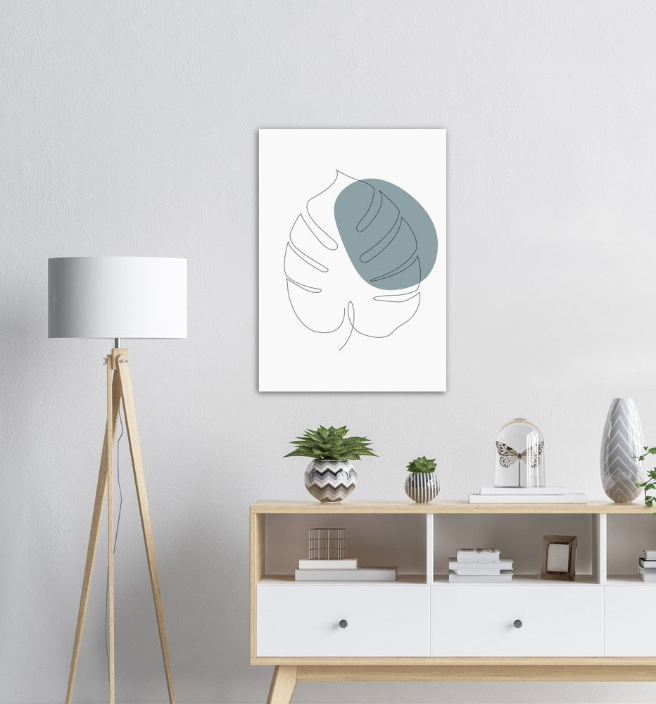 Monstera Nr.4 | Line Art | Poster | Plakat | Abstrakt | Kunst