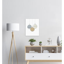 Last inn bildet i Galleri-visningsprogrammet, Julekuler Line Art | Julepynt | Plakat | Poster |  Jul | Juledekorasjon
