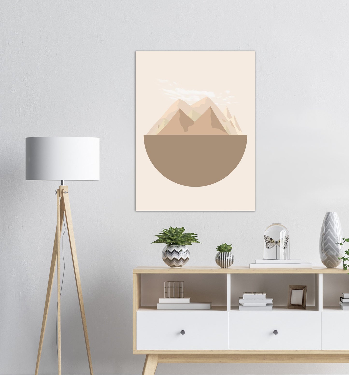 Jordklode Beige nr.1 | Digital Kunst | Plakat | Poster | Veggkunst
