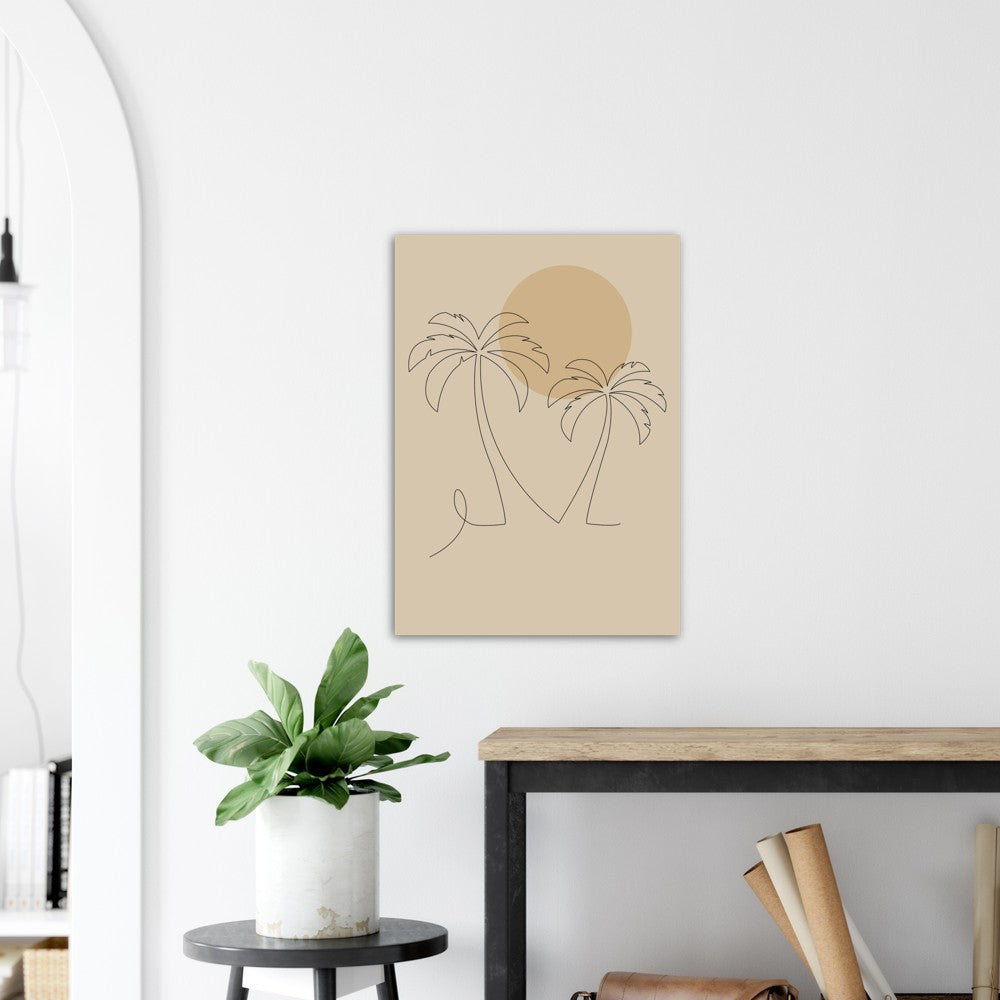 Palme Nr.2 | Line Art | Poster | Plakat | Kunst | Abstrakt