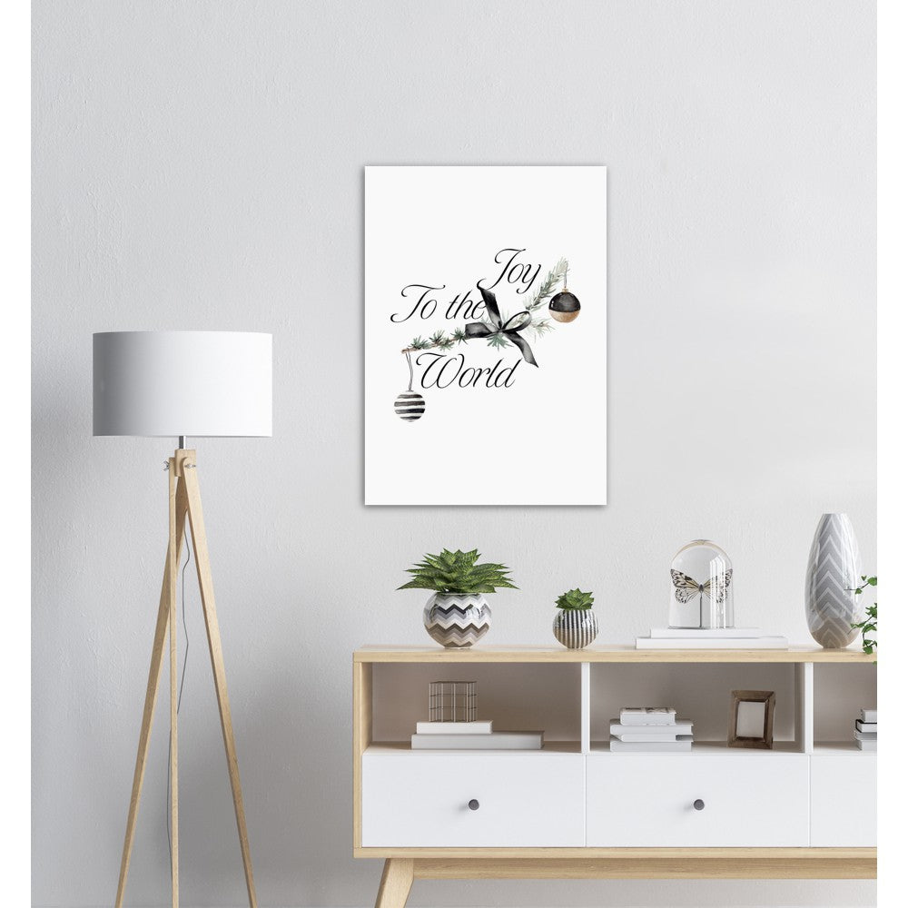 Joy to the world | Julepynt | Plakat | Poster | Jul | Juledekorasjon