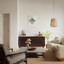 Last inn bildet i Galleri-visningsprogrammet, Trendy Shapes No.2 | Plakat | Poster | Jotun 1024 Tidløs, 4894 Ocean Air, 5503 Natural Blue, 5504 Coastal Blue, 1520 Cheerful Peach
