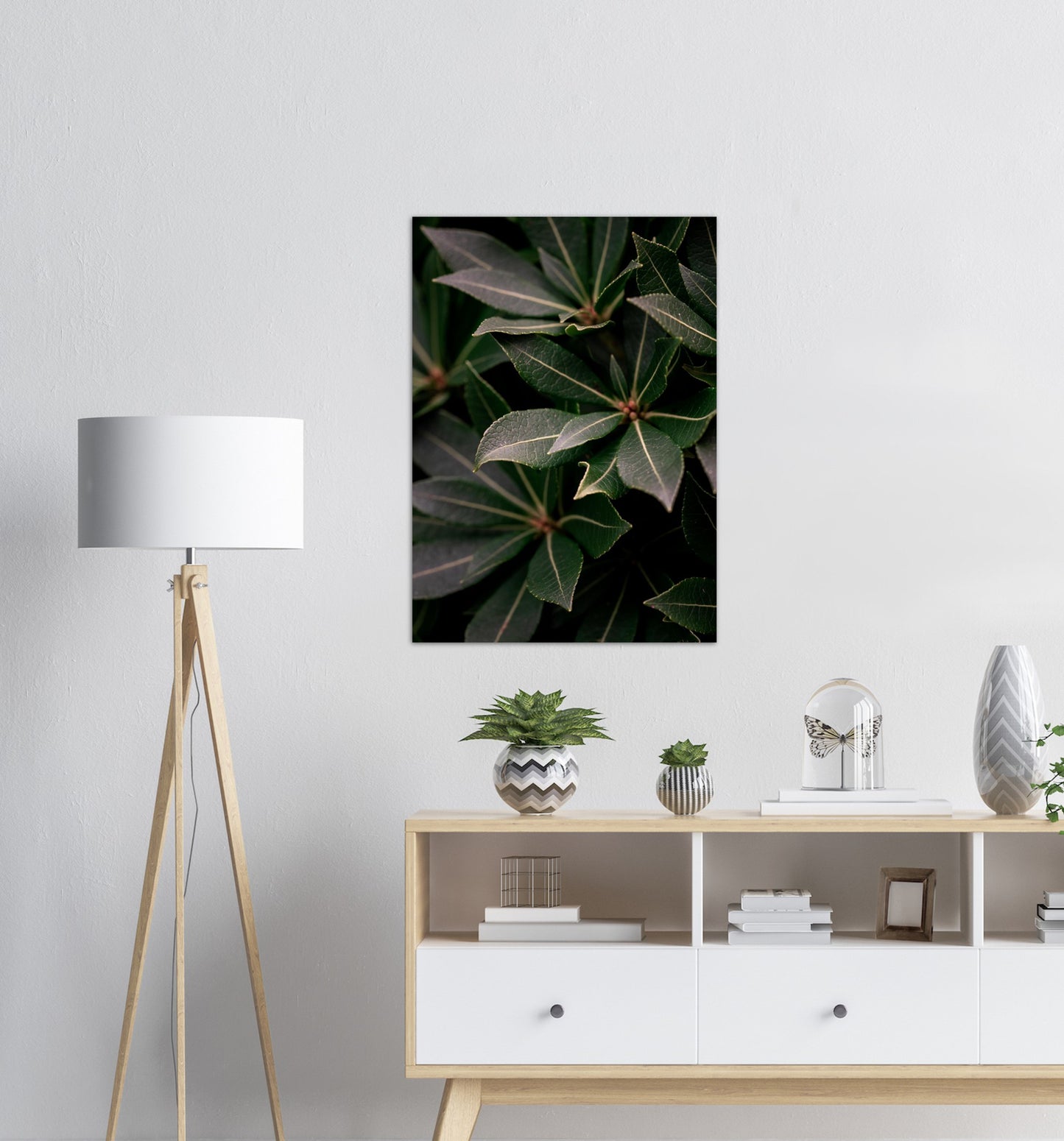 Blader nr.7 | Fotokunst | Plakat | Poster | Mørkegrønn | Veggkunst