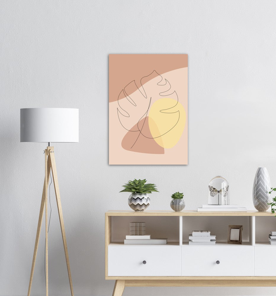 Monstera Nr.7 | Line Art | Poster | Plakat | Abstrakt | Kunst