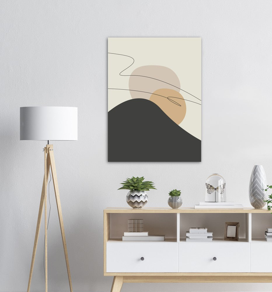 Trendy Lines No.2 | Abstrakt | Line Art | Trendfarger | Kunst | Poster | Plakat