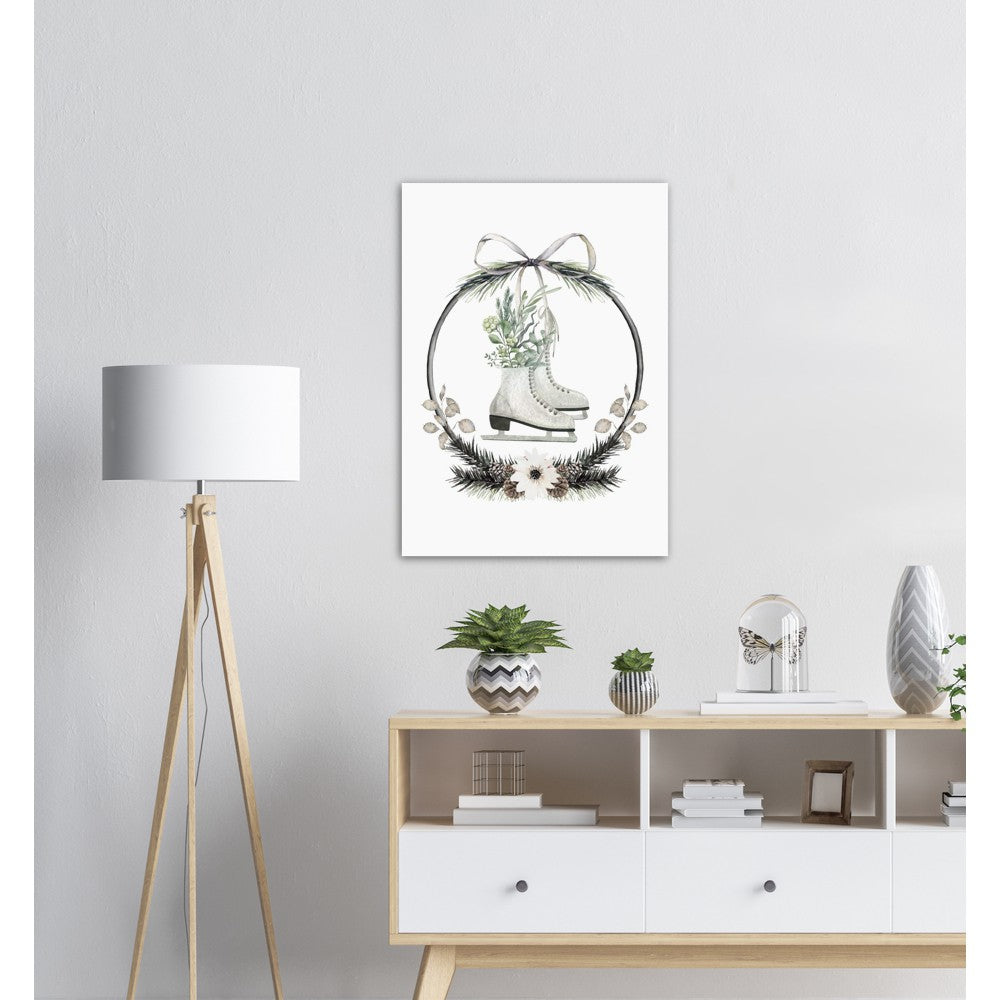Skøytene | Julepynt | Plakat | Poster | Jul | Juledekorasjon