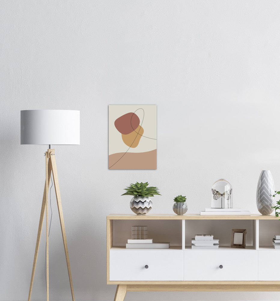 Trendy Lines No.1 | Abstrakt | Line Art | Trendfarger | Kunst | Poster | Plakat