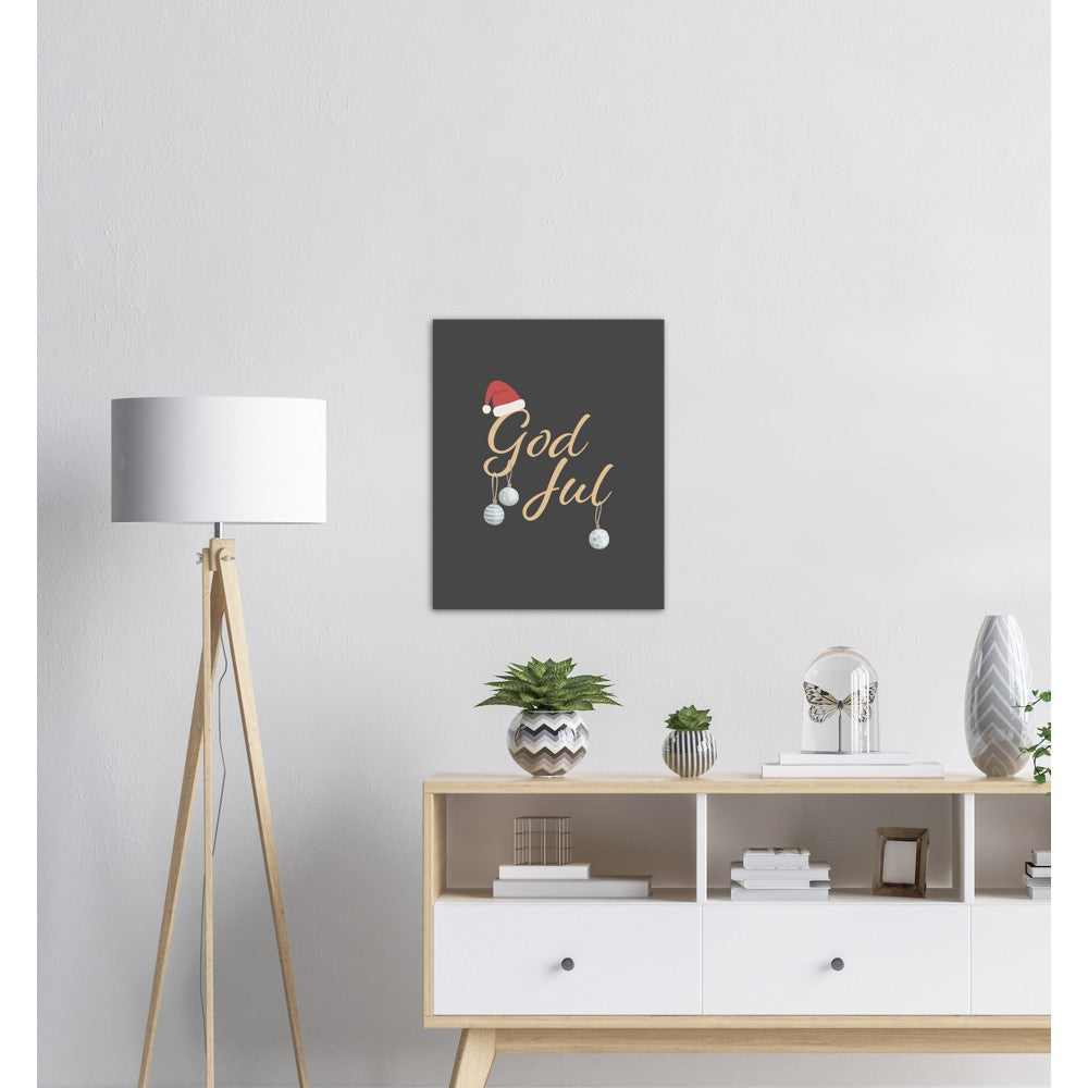 God Jul | Julepynt | Plakat | Poster | Juledekorasjon | Jul | dekor