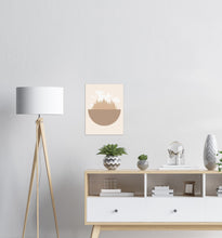 Last inn bildet i Galleri-visningsprogrammet, Jordklode Beige nr.2 | Digital Kunst | Plakat | Poster | Veggkunst | Beige

