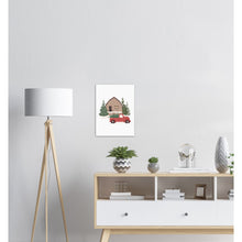 Last inn bildet i Galleri-visningsprogrammet, Hytten | Julepynt | Plakat | Poster | Jul | Juledekorasjon
