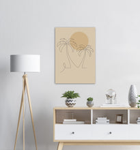 Last inn bildet i Galleri-visningsprogrammet, Palme Nr.2 | Line Art | Poster | Plakat | Kunst | Abstrakt
