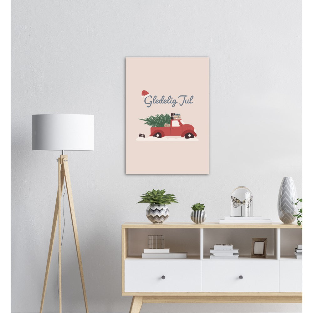 Julebil | Julepynt | Plakat | Poster | Jul | Juledekorasjon 