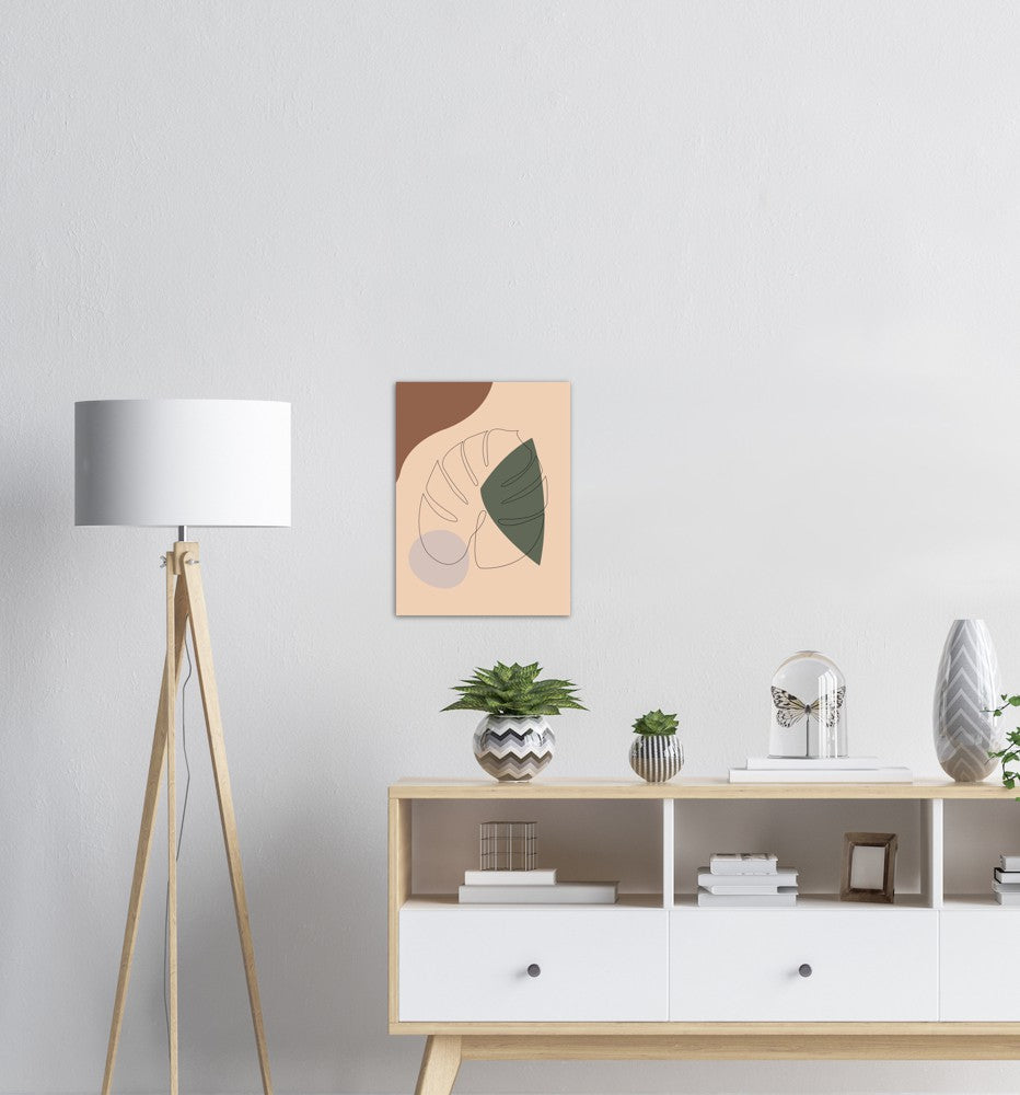 Monstera Nr.1 | Line Art | Poster | Plakat | Abstrakt | Kunst