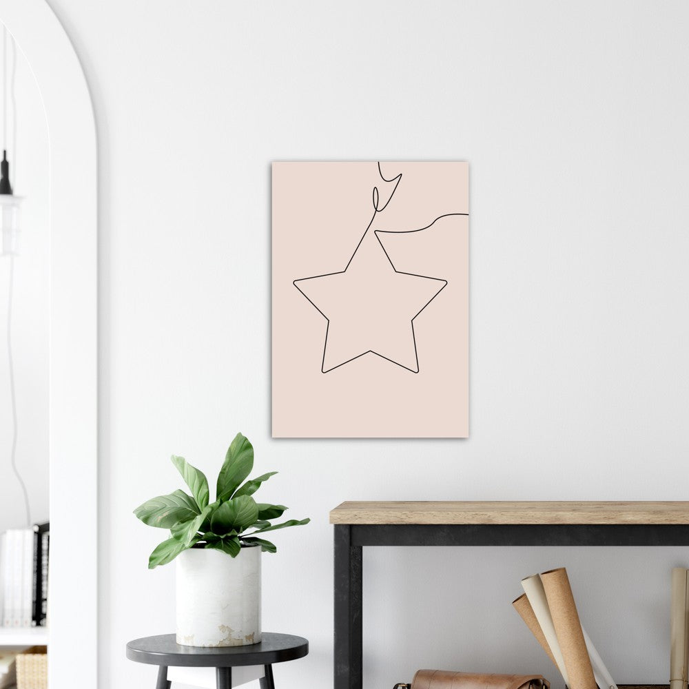 Stjerne | Julepynt | Plakat | Poster | Jul | Juledekorasjon