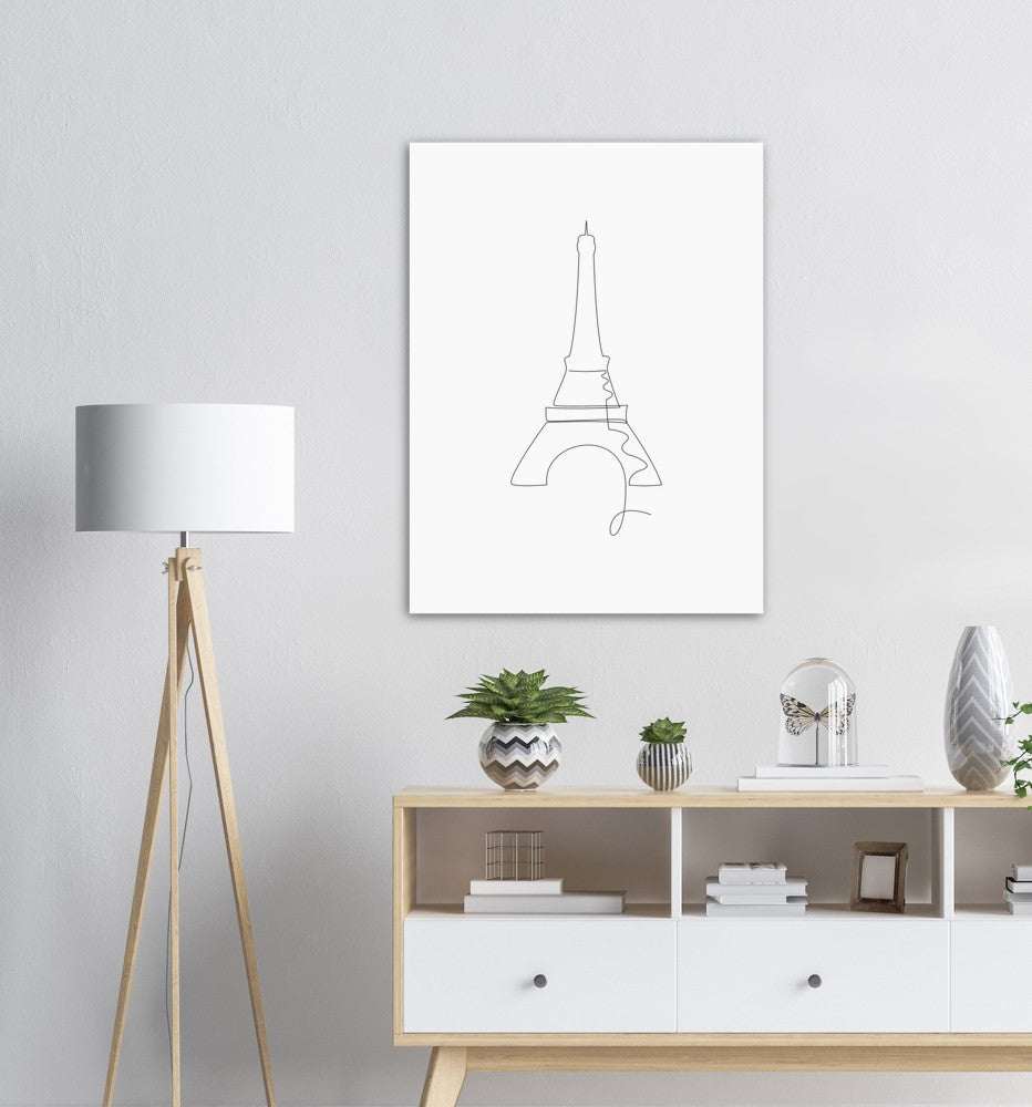 Eiffeltårnet | Line Art | Poster | Plakat | Abstrakt | Kunst