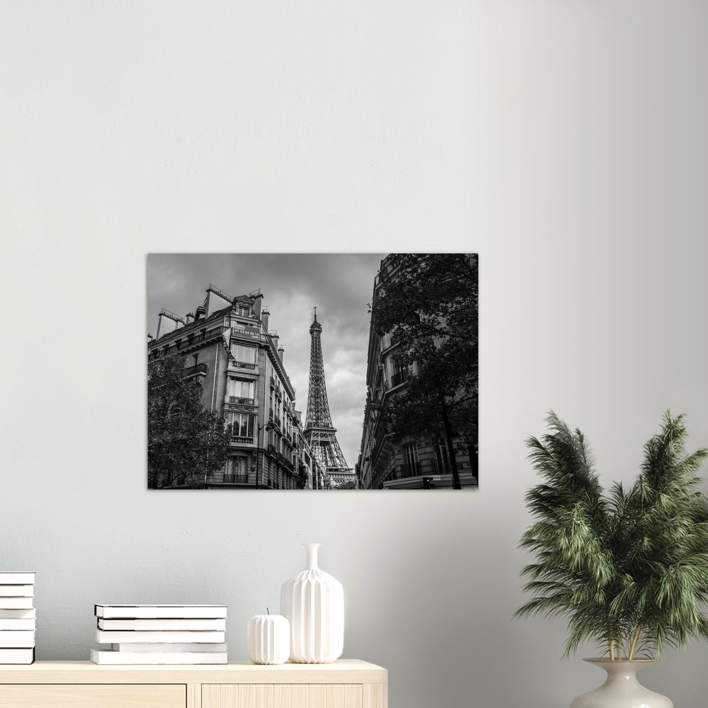 Eiffeltårnet | Svart-hvitt | Fotokunst | Plakat | Poster | Fotografi ¨