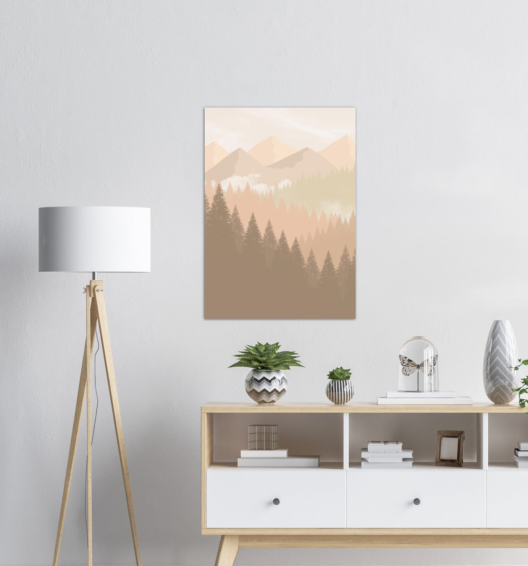 Beige Landskap nr.5 | Digital Kunst | Plakat | Poster | Veggkunst | Beige