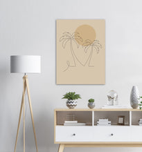Last inn bildet i Galleri-visningsprogrammet, Palme Nr.2 | Line Art | Poster | Plakat | Kunst | Abstrakt
