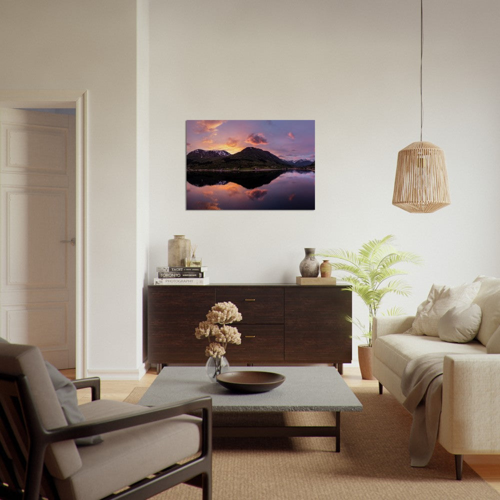 Skei i solnedgang | Fotokunst | Plakat