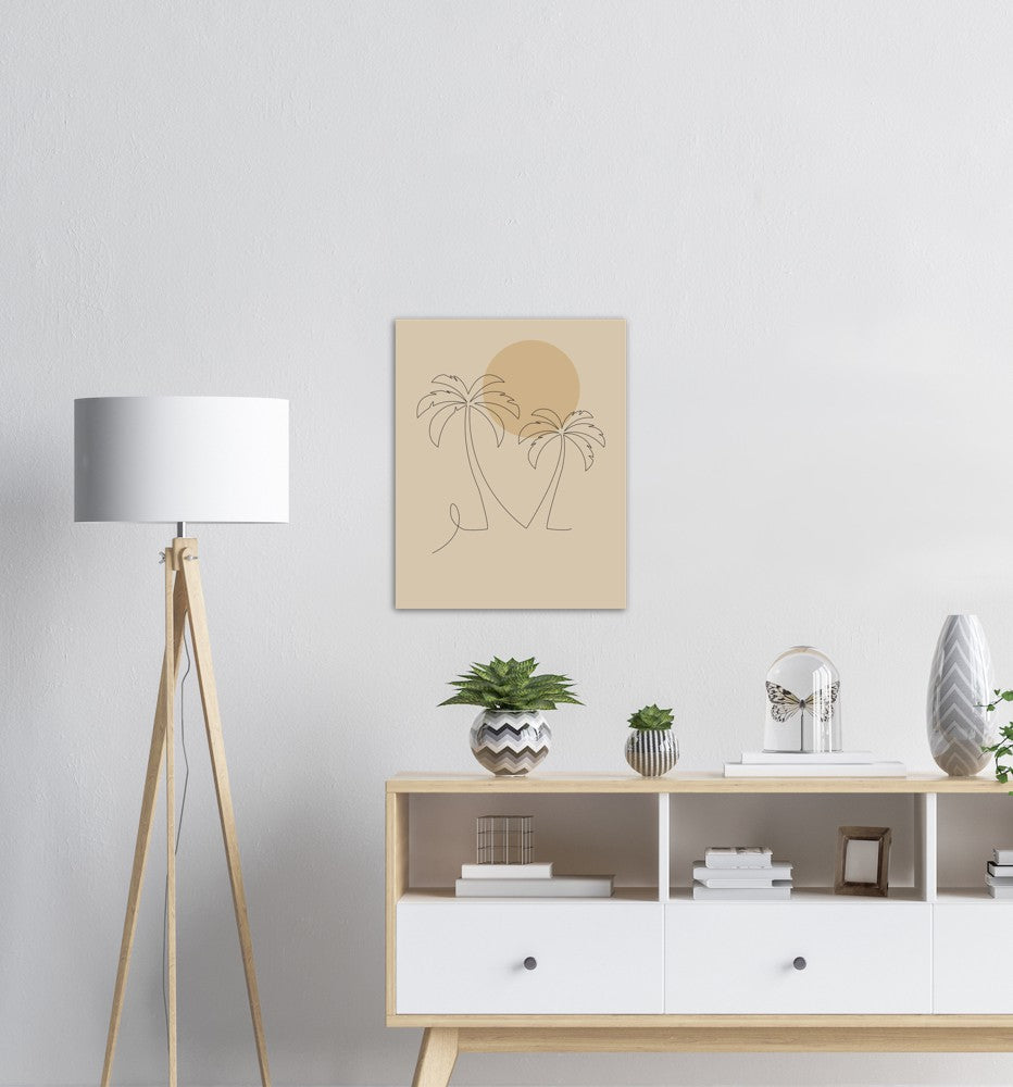 Palme Nr.2 | Line Art | Poster | Plakat | Kunst | Abstrakt