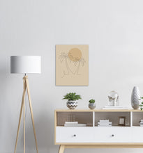 Last inn bildet i Galleri-visningsprogrammet, Palme Nr.2 | Line Art | Poster | Plakat | Kunst | Abstrakt
